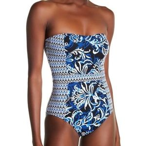 TOMMY BAHAMA Island Sculpt Old Royal Swim suit NEW